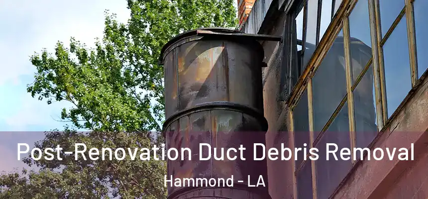  Post-Renovation Duct Debris Removal Hammond - LA