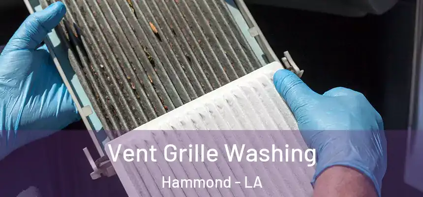 Vent Grille Washing Hammond - LA